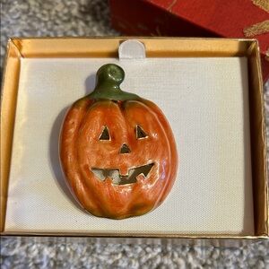 Pumpkin Brooch Pin